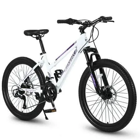 26&#034; Mountain Bike Shimano 21 Speed Women&#039;s Bicycle MTB in White