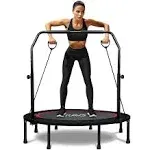 RAVS Mini Trampoline for Kids Adults 40/48 Foldable Fitness Rebounder Kids Tramp