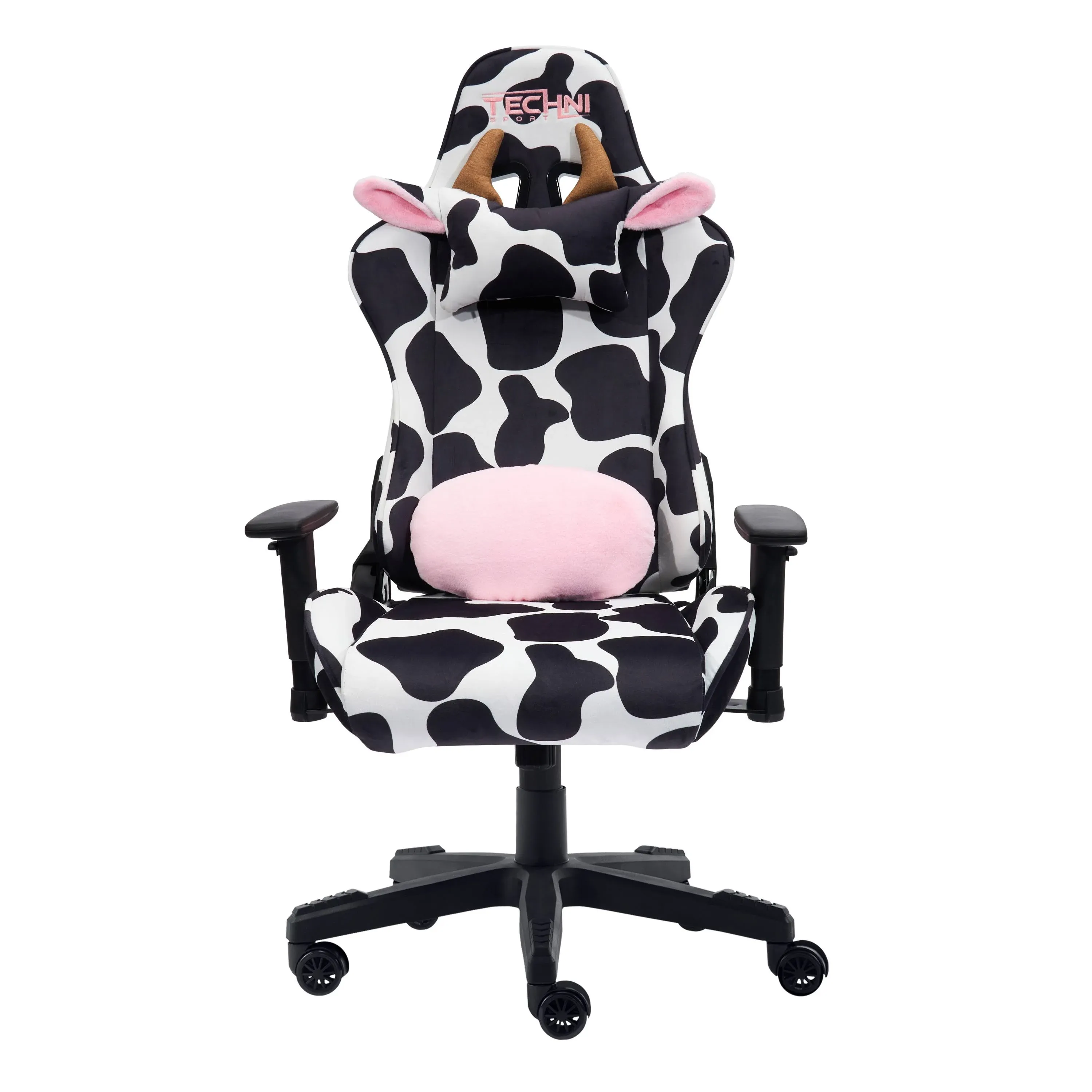 Techni Sport TS85 Cow Print LUXX Series Gaming Chair