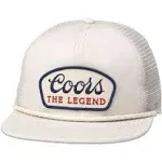 Coors The Legend Flat Bill Adjustable Snapback Hat