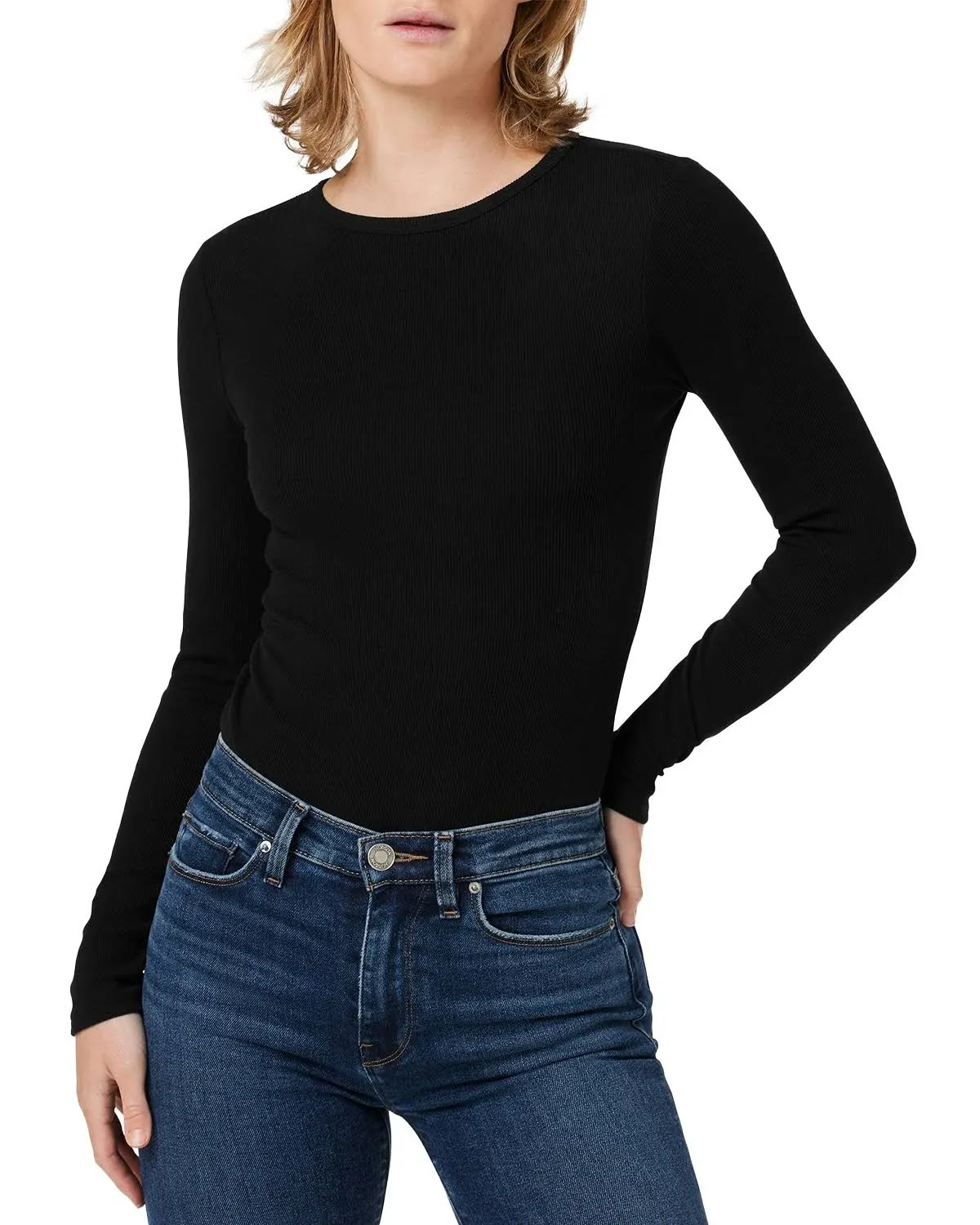 Hudson Jeans | Knot Back Bodysuit | S | Black