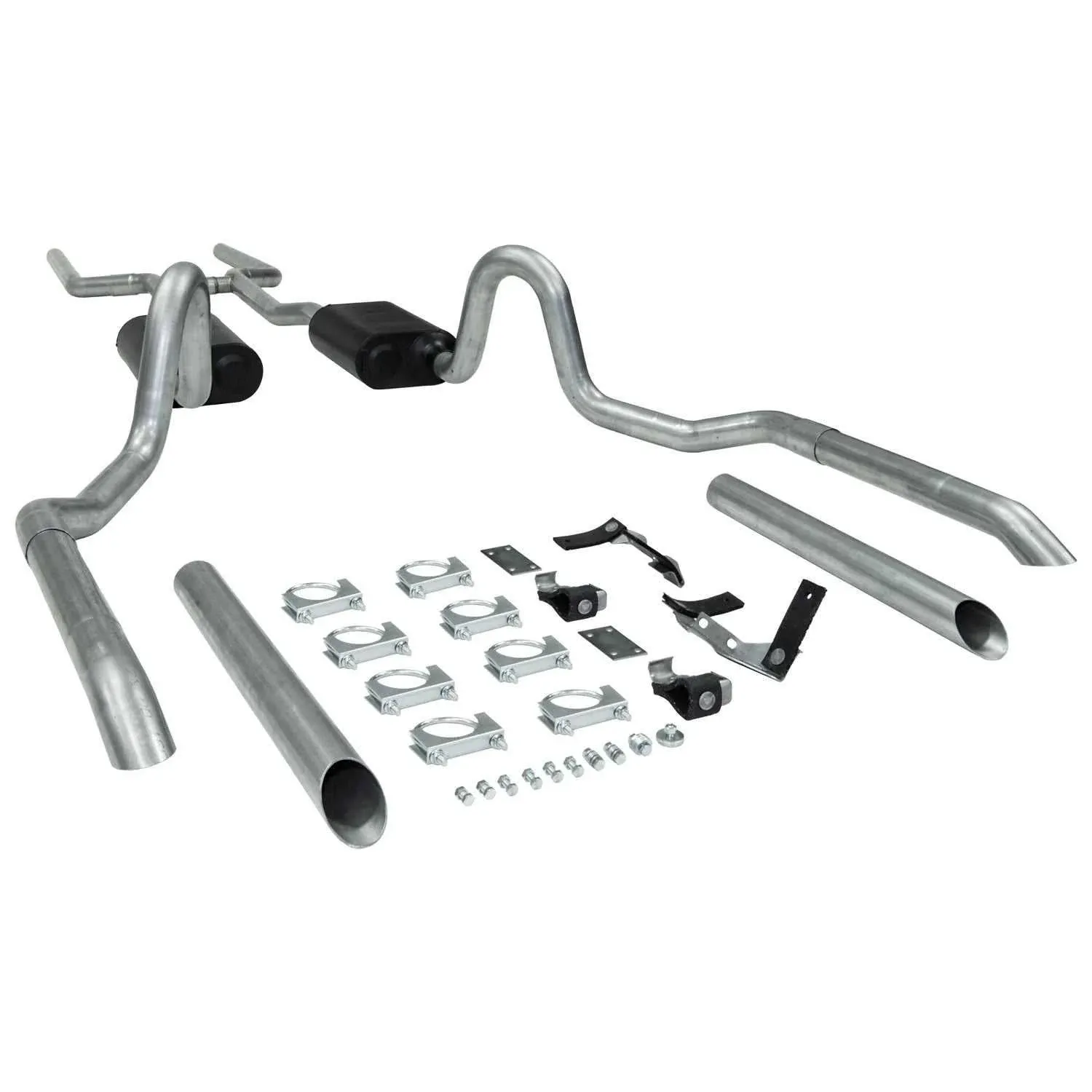 Flowmaster® 17119 - American Thunder™ Aluminized Steel Header-Back Exhaust System with Split Rear Exit