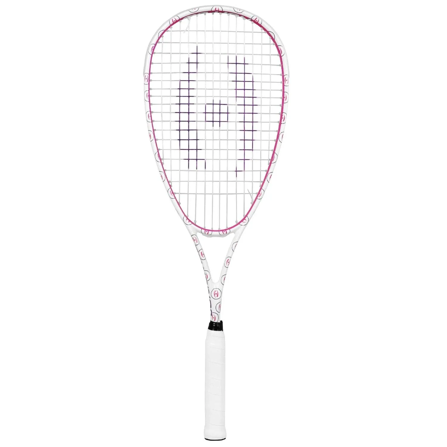 Harrow Junior 130 Squash Racquet (White/Pink/Purple)