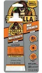 Gorilla 2.5 oz. Clear Max Strength Construction Adhesive