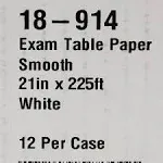 McKesson Exam Table Paper, Premium Smooth (Case of 12)