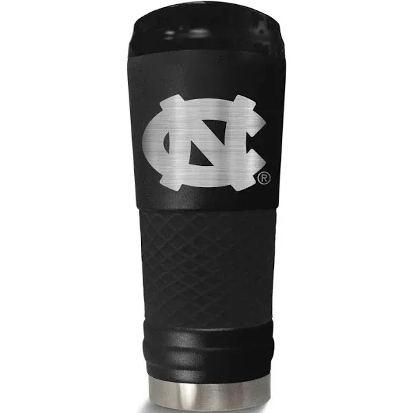 NCAA North Carolina Tar Heels 24oz Stealth Black Matte Tumbler