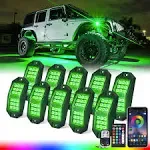 Xprite Multi-Color RGB-W LED Rock Lights | Discovery Plus Series