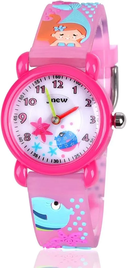 Kids Gift 3D Cartoon Waterproof Toddler Watch for Girls, Gifts for Girls Age 3-8