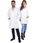 Dress Up America Lab Coat - Doctors White Lab Coat Costume for Adults - 3/4 Length Lightweight Lab Coats for Women and Men