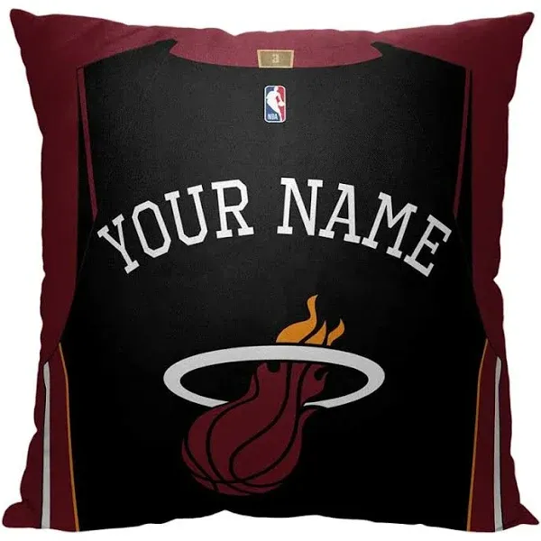 Miami Heat Personalized Jersey Pillow, Red, Size NA, Rally House