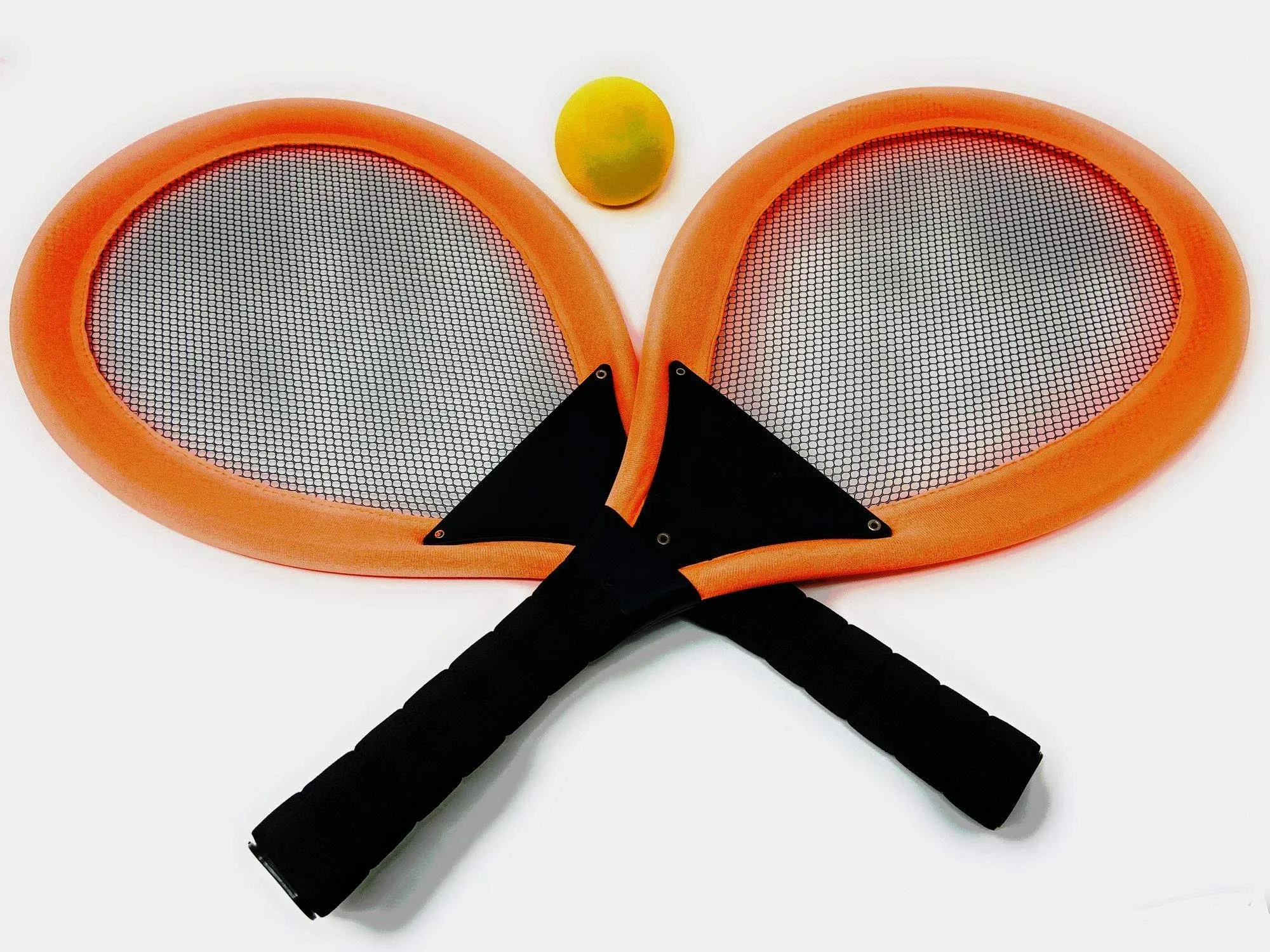 Perfect Life Ideas Kids Racket Ball Badminton Set - Starter Kit Racquetball Racket Set for Beginners Includes 2 Plastic Rackets and 1 Ball. Teach Young Children to Play