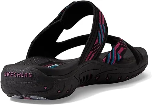 Skechers Reggae - Vibrancy Women's Shoes Black Multi : 8 B - Medium