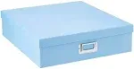 Pioneer Jumbo Scrapbook Storage Box, Sky Blue 1, Bright 