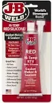 J-B Weld Sealant Silicone Red RTV 3oz 31314