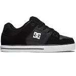 DC Pure (Black/Black/White) Men's Skate SHOES-10.5