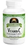Source Naturals, Vegan True Vitamin C Plantioxidant Complex, 60 Tabs