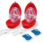 EMS Xtrm CPR Rescue Mask Kit - Adult/Child Pocket Resuscitator, 1 Pack, Size: 1 Pack - Adult/Child Mask, Red