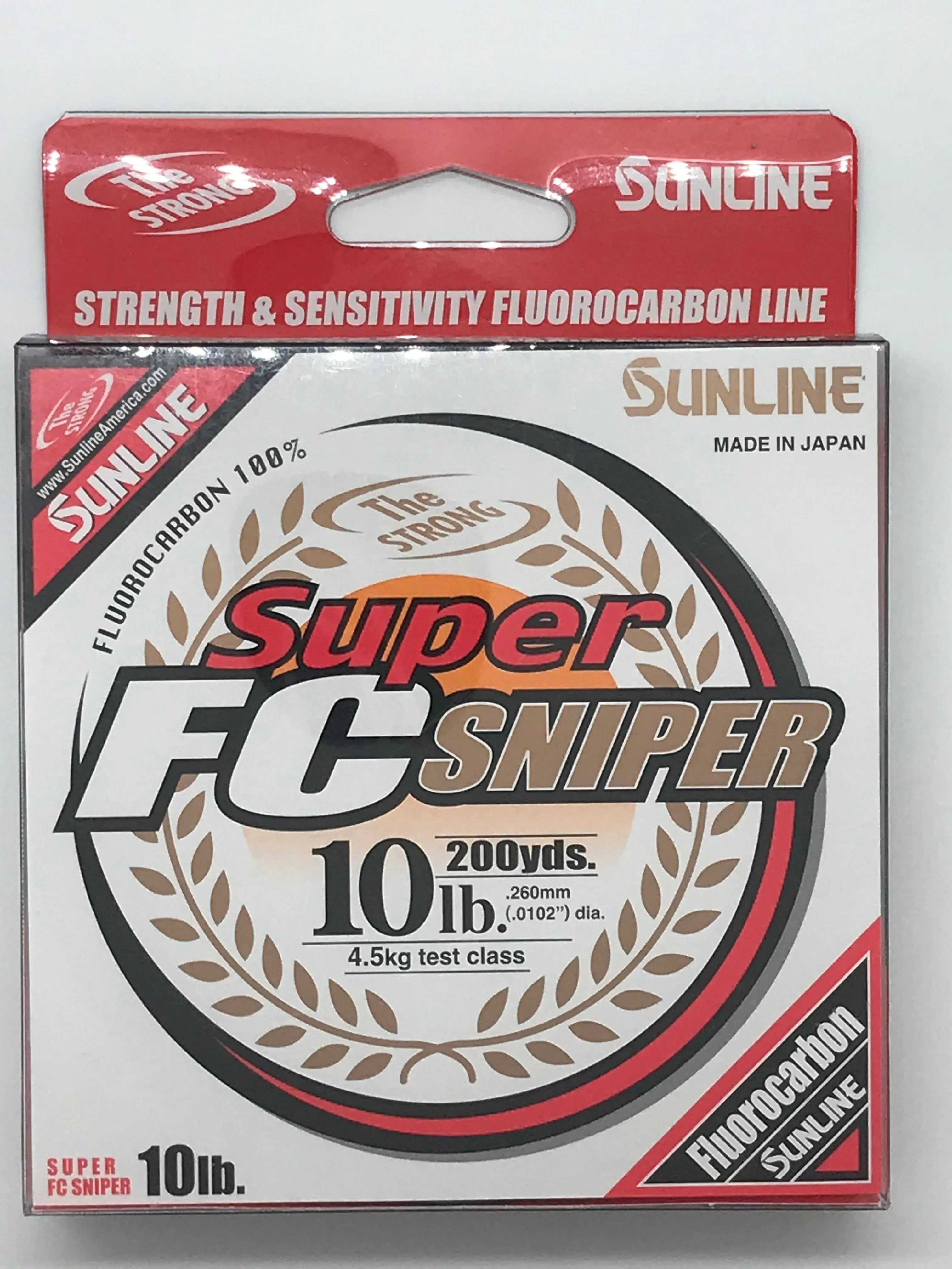 *NEW* Sunline Fishing Line - Sunline Super FC Sniper Fluorocarbon 10LB/200YD