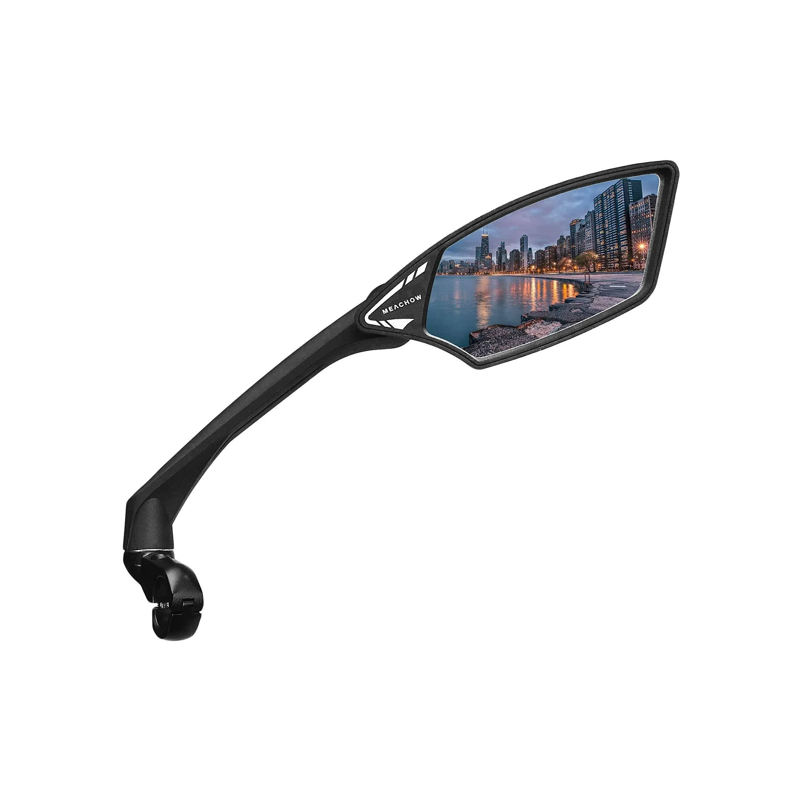 Meachow New Scratch Resistant Glass Lens,Handlebar Bike Mirror