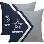 Dallas Cowboys 16'' x Side Arrow Poly Span Decor Pillows 2-Pack