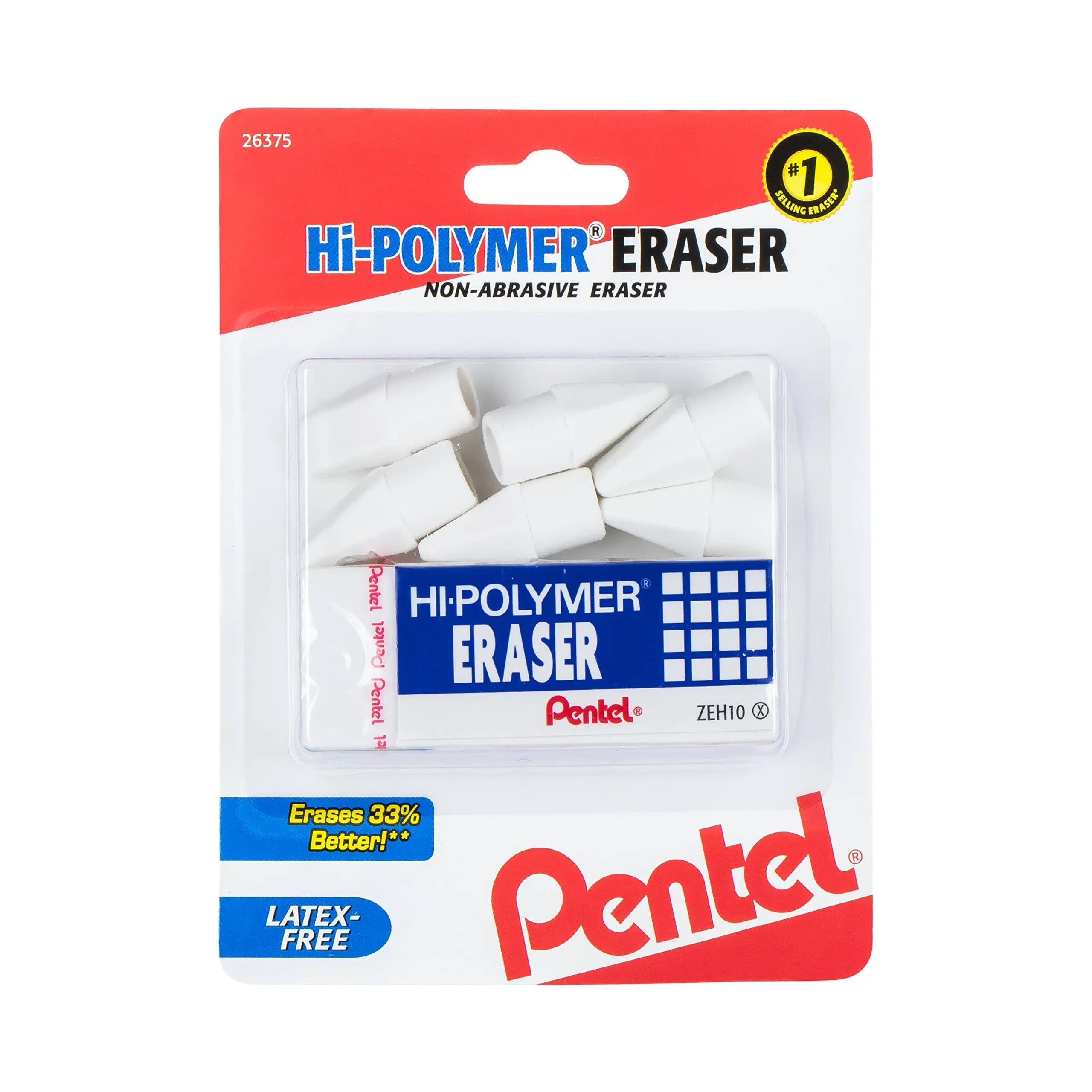 Pentel Hi-Polymer Eraser Combo Pack