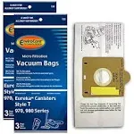 EnviroCare Replacement Micro Filtration Vacuum Cleaner Bags made to fit Eureka Style T Canisters 6 Bags