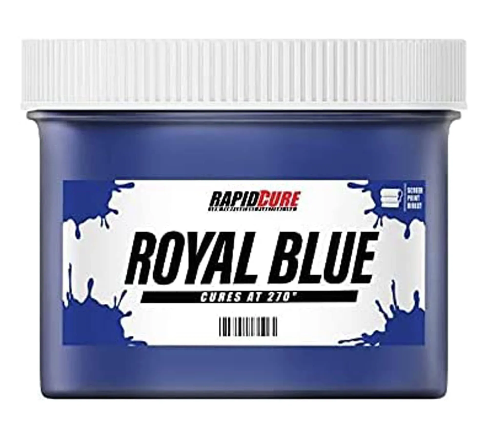 Rapid Cure® Black Screen Printing Ink (Pint - 16oz.) - Plastisol Ink for Screen Printing Fabric - Low Temperature Curing Plastisol by Screen Print Direct - Black Plastisol Ink for Silk Screen