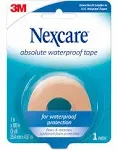 Nexcare Absolute Waterproof First Aid Tape, 1"
