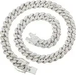 Feel Style Men's Cuban Link Chain Necklace