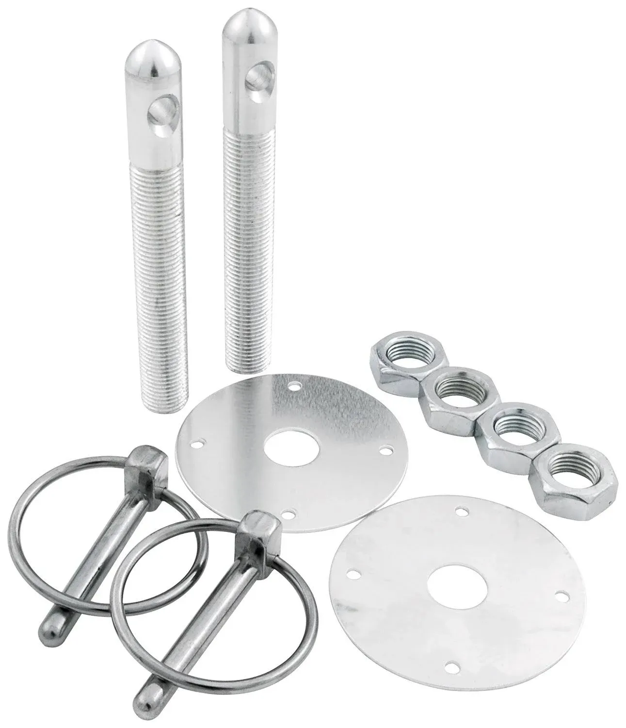 Allstar Performance ALL18500 1/2" Silver Aluminum Hood Pin Kit