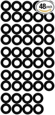 Eyeglass Frame Grips, Hinge Tighteners - 4mm Inside Diameter, 48 Rings in Each Package