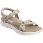 Skechers Go Walk Flex Sandal Sublime Women's Sandals, Size: 9, Taupe