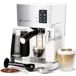 EspressoWorks 19-Bar Espresso, Latte and Cappuccino Maker 10-Piece Set - Brew Cappuccino and Latte with One Button - Espresso Machine with Milk