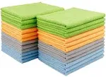 Cleaning Cloth-24PK, Premium All-Purpose Microfiber Towels, Soft, (12in.x16in.)