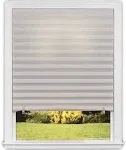 Redi Shade Light Filtering Pleated Paper Window Shade, White - 6 pack