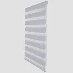 LUCKUP Horizontal Window Shade Blind Zebra Dual Roller Blinds Day and Night Blinds Curtains Easy to Install 59