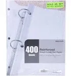 Mintra Reinforced Filler Paper (400 Sheets (4pk of 100), Graph Ruled)