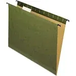 Pendaflex 615215 Hanging Folder, 1/5 Cut Tabs, Letter, 20/BX, Green