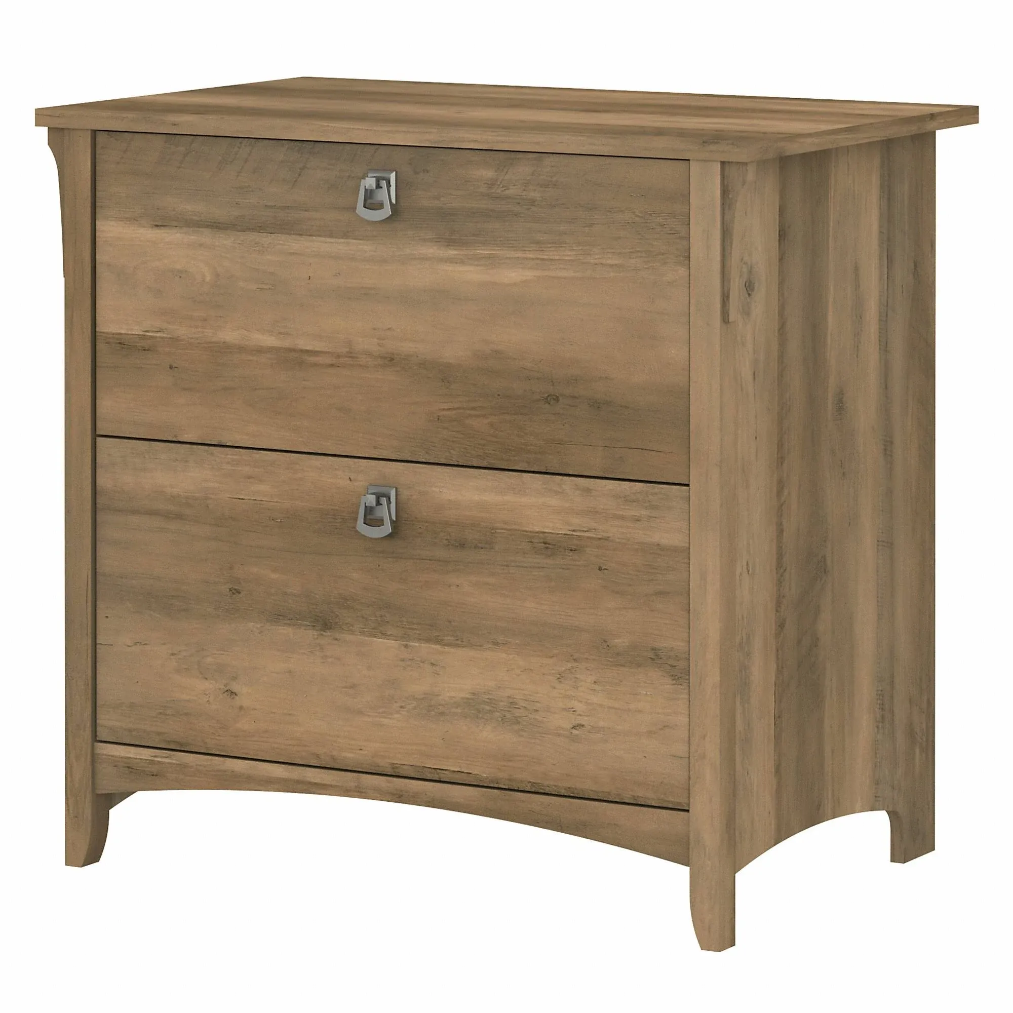 Bush Furniture Salinas 2 Drawer Lateral File Cabinet Driftwood Gray