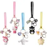 Cute Keychains for Girls,Kawaii Car Keychain Accessories,Key Purse Handbag Charms for Women