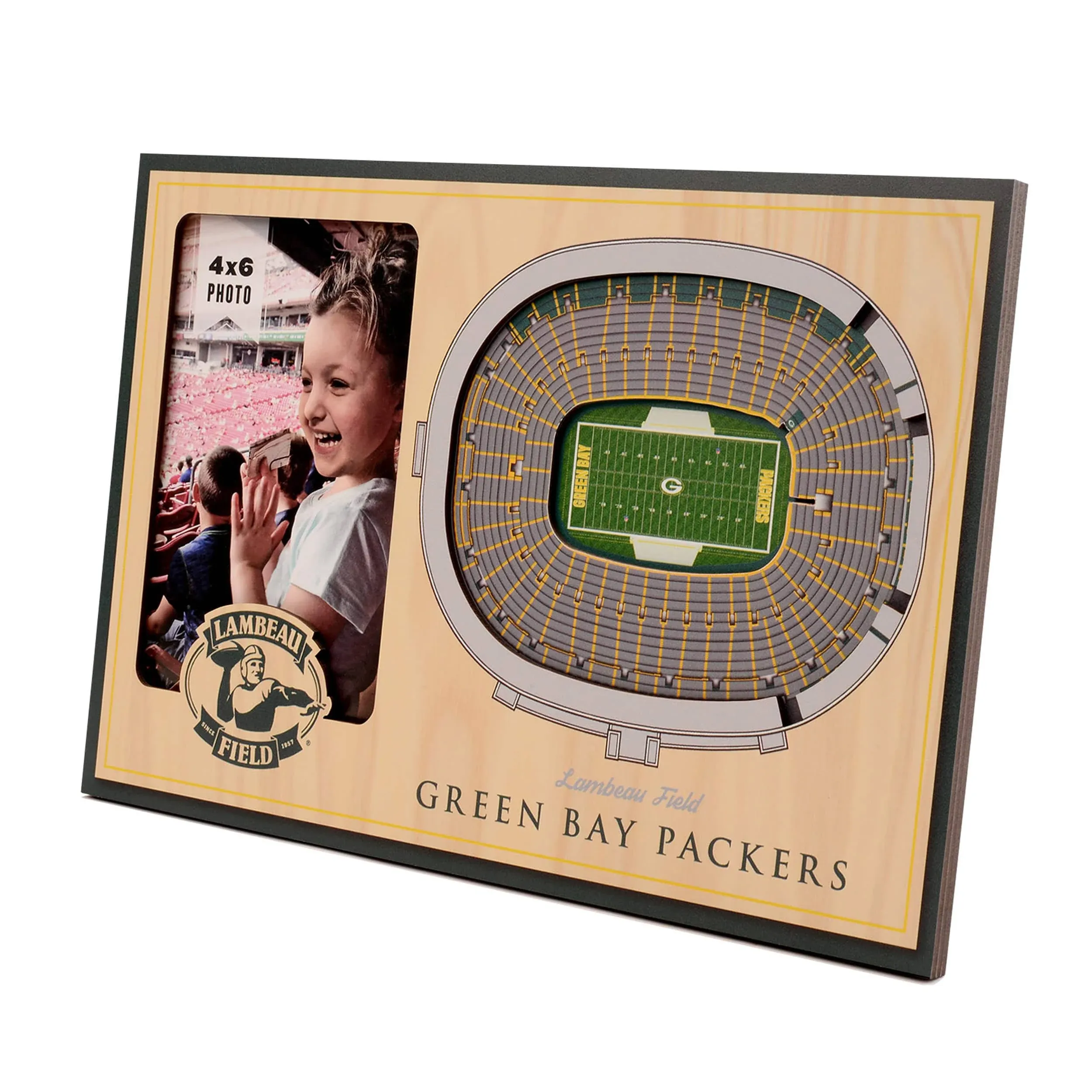 YouTheFan NFL Green Bay Packers 3D StadiumViews Picture Frame