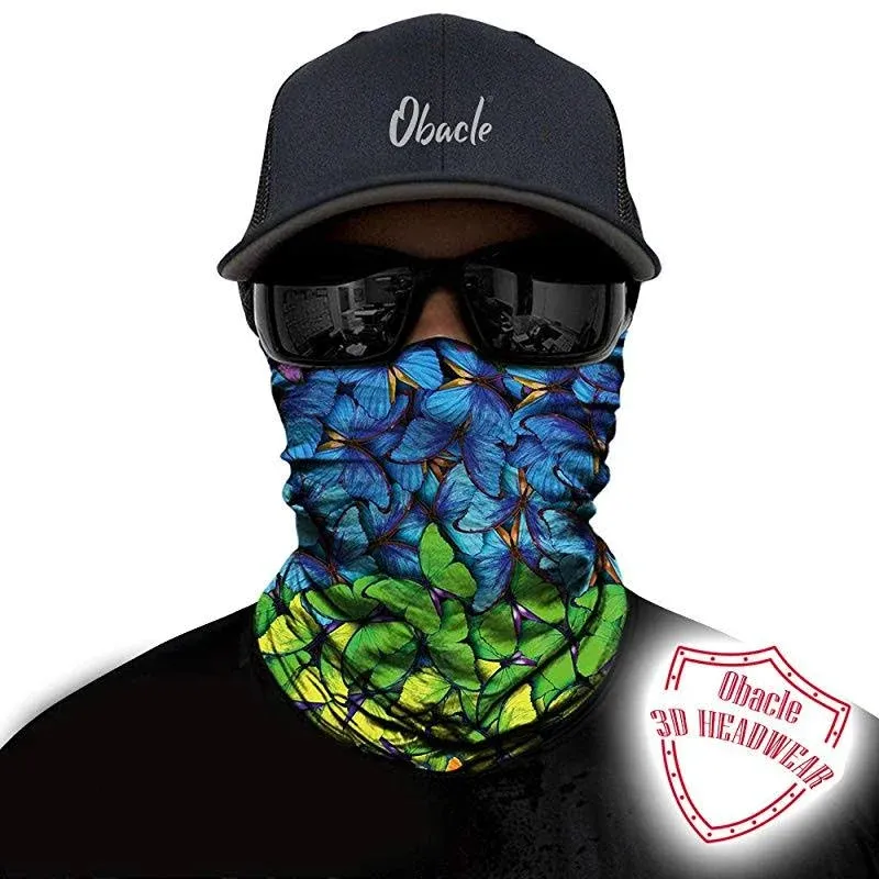 Obacle Motorcycle Face Mask Sun UV Dust Wind Protection Tube Mask Seamless ...