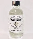 4 Oz 100% Pure Gum Spirits of Turpentine