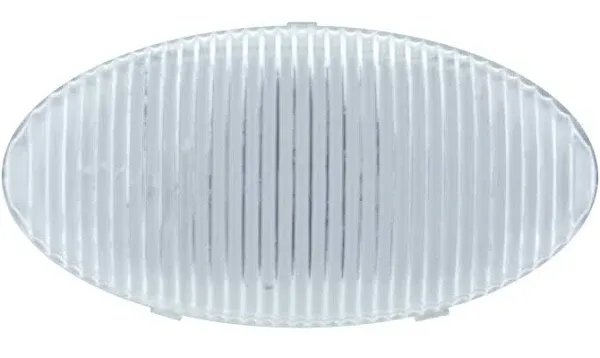 Optronics APL5CBP RV Clear Oval Porch/Utility Light Replacement Lens