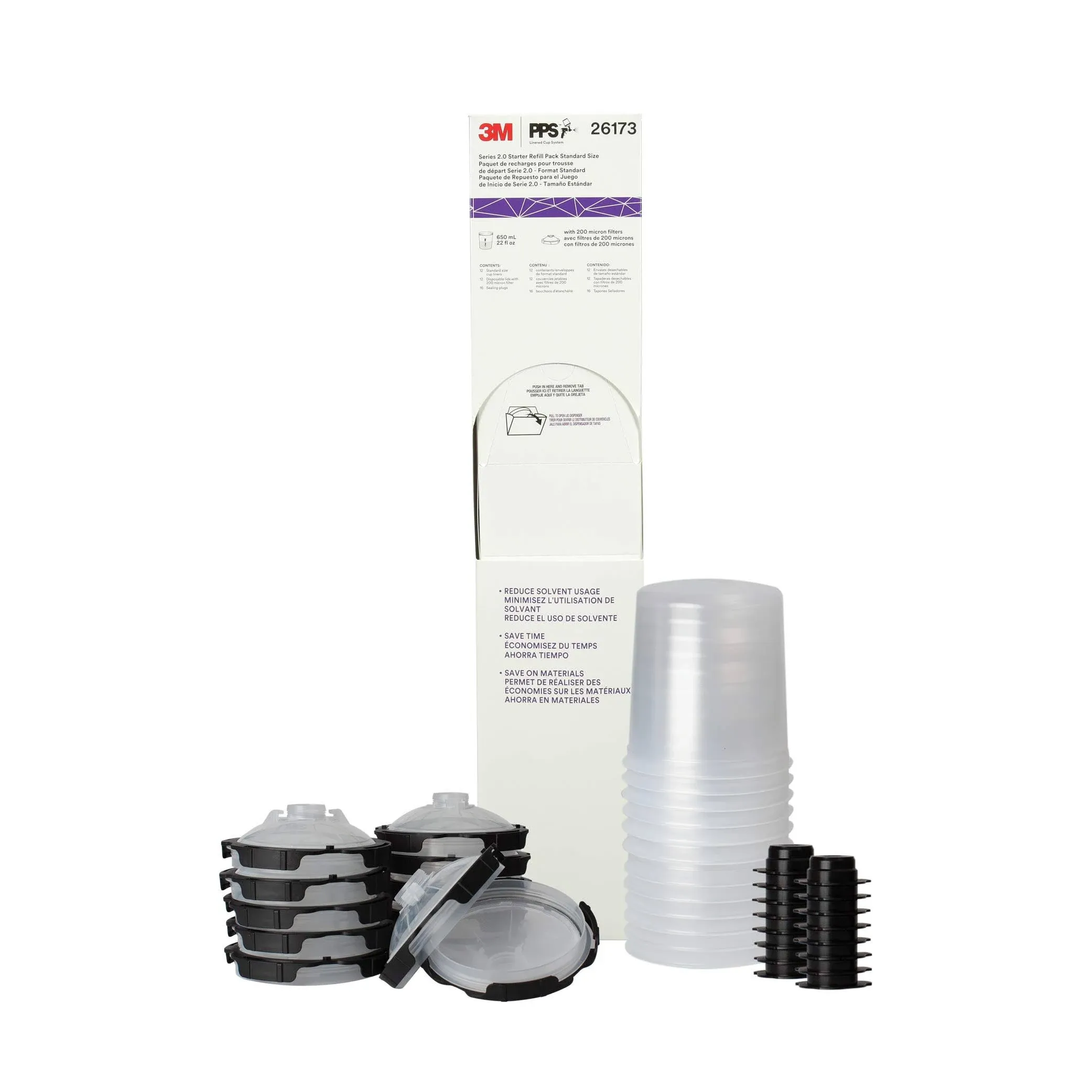 3M - 26173 - PPS Series 2.0 12-Pack Refill Kit, Standard (22 fl oz, 650 ml)