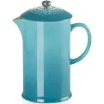 Le Creuset Stoneware French Press in Caribbean