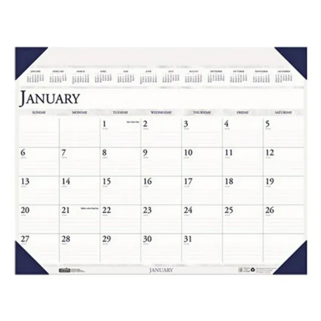 House of Doolittle Executive Monthly Desk Pad Calendar&#44; 24 x 19