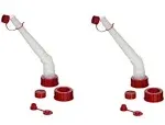 Gas Can Spout Nozzle Replacement 2 Kits fits Most All  Old + New Style Gas Cans