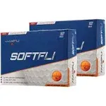 Maxfli SoftFli New Longer Distance Matte Orange Finish Golf Balls