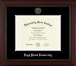 High Point University - Officially Licensed - Gold Embossed Diploma Frame - Document Size 11" x 8.5"